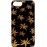 Husa minimalista din lemn acacia pentru iPhone 7/8 Plus, pirogravura - Acacia wood vintage case for iPhone 7/8 Plus, phyrography "Maria Leaves"