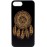 Husa vintage din lemn acacia pentru iPhone 7/8 Plus, pirogravura - Acacia wood vintage case for iPhone 7/8 Plus, phyrography  "Talisman Dreamcatcher"