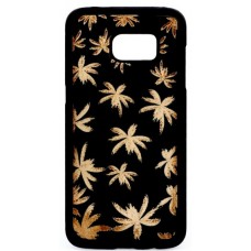 Husa vintage din lemn acacia pentru Samsung Galaxy S7, pirogravura - Acacia wood vintage case for Samsung Galaxy S7, phyrography "Maria leaves"