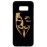 Husa vintage din lemn acacia pentru Samsung Galaxy S8 Plus, pirogravura - Acacia wood vintage case for Samsung Galaxy S8 Plus, phyrography "Mim Mask"