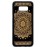 Husa vintage din lemn acacia pentru Samsung Galaxy S8 Plus, pirogravura - Acacia wood vintage case for Samsung Galaxy S8 Plus, phyrography "Oriental Mandala"