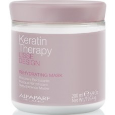Masca de hidratare si indreptare - Rehydrating Mask - Lisse Design Keratin Therapy - Alfaparf Milano - 200 ml