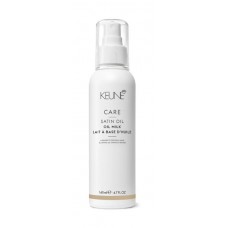 Tratament cremă de strălucire și hrănire pentru păr deshidratat - Satin Oil - Oil Milk - Keune - 140 ml