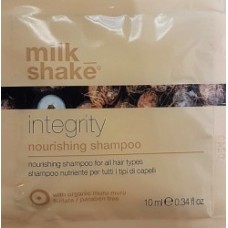 Sampon intens hidratant pentru toate tipurile de par - Nourishing Shampoo - Integrity - Milk Shake - 10 ml