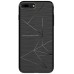 Husa magnetică din silicon mat anti amprentă - Magic Case for Apple IPhone 8 Plus, black - Nillkin