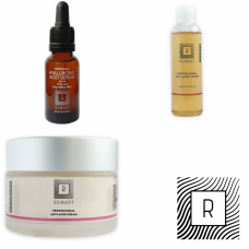 Set anti acnee profesional + acid hialuronic - Skin Care - Remary - 3 produse