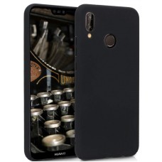 Husa ultra-subtire din fibra de carbon pentru Huawei P20, Negru - Ultra-thin carbon fiber case for Huawei P20, Black