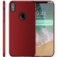 Husa ultra-subtire din fibra de carbon pentru iPhone X, Rosu - Ultra-thin carbon fiber case for iPhone X, Red