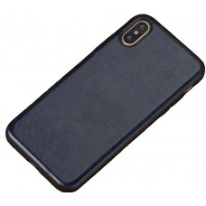 Carcasa subtire din piele lucrata manual pentru Iphone 6/6S Plus, Albastru - Ultra-thin leather skin handmade case for iPhone 6/6S Plus, Dark Blue