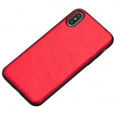 Carcasa subtire din piele lucrata manual pentru Iphone 6/6S Plus, Rosu intens - Ultra-thin leather skin handmade case for iPhone 6/6S Plus, Intens Red